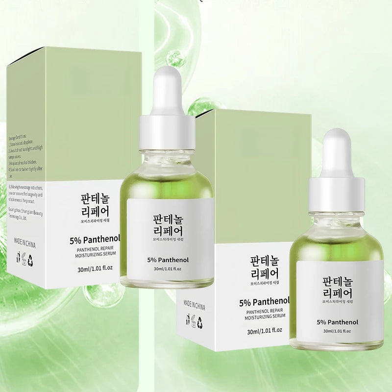 Korean 5% Panthenol Calming Serum – Green Tea Soothing & Moisturising Essence