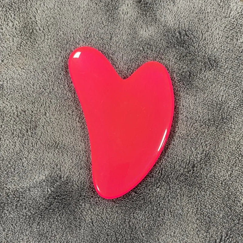 Gua Sha Face Massager & Scraper Tool - Rose Pink