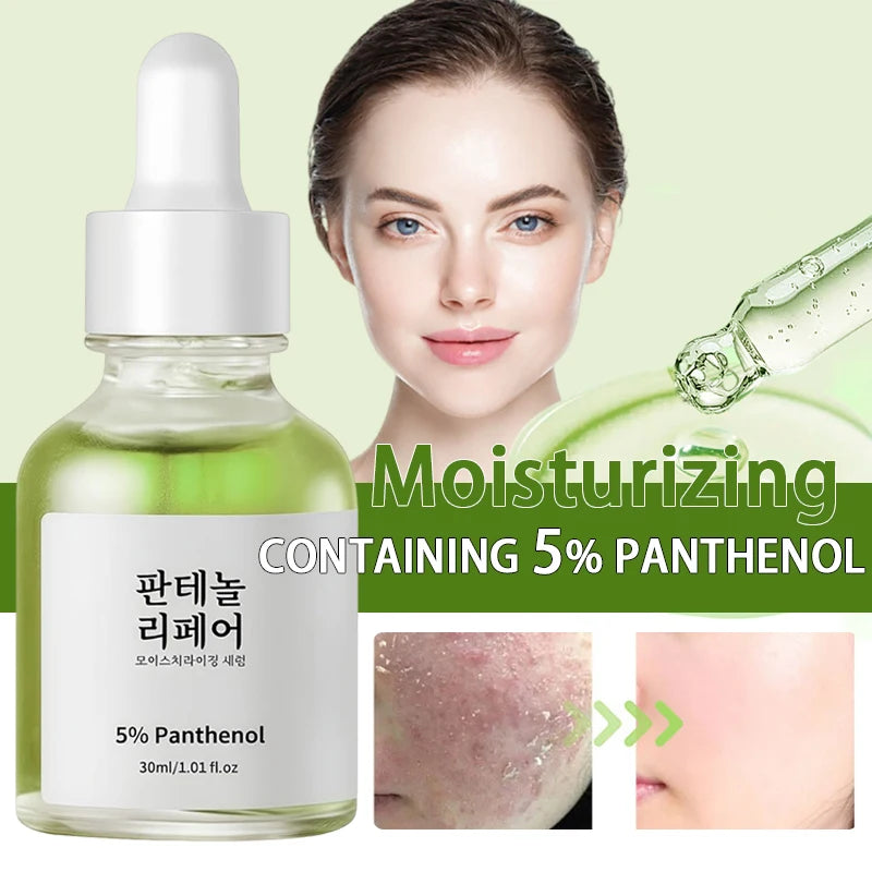 Korean 5% Panthenol Calming Serum – Green Tea Soothing & Moisturising Essence