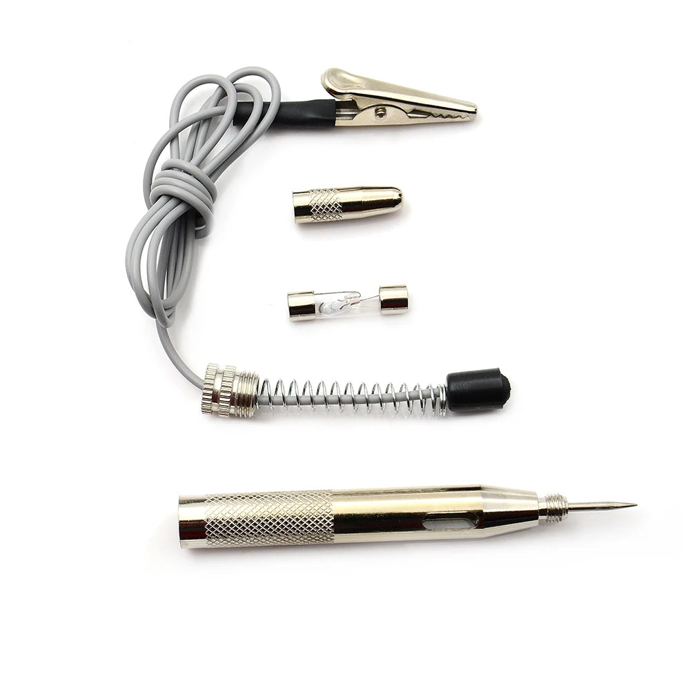 DC 6V/12V/24V Car Circuit Tester Pen – Auto Voltage Test Probe for Car, Truck & Motorcycle
