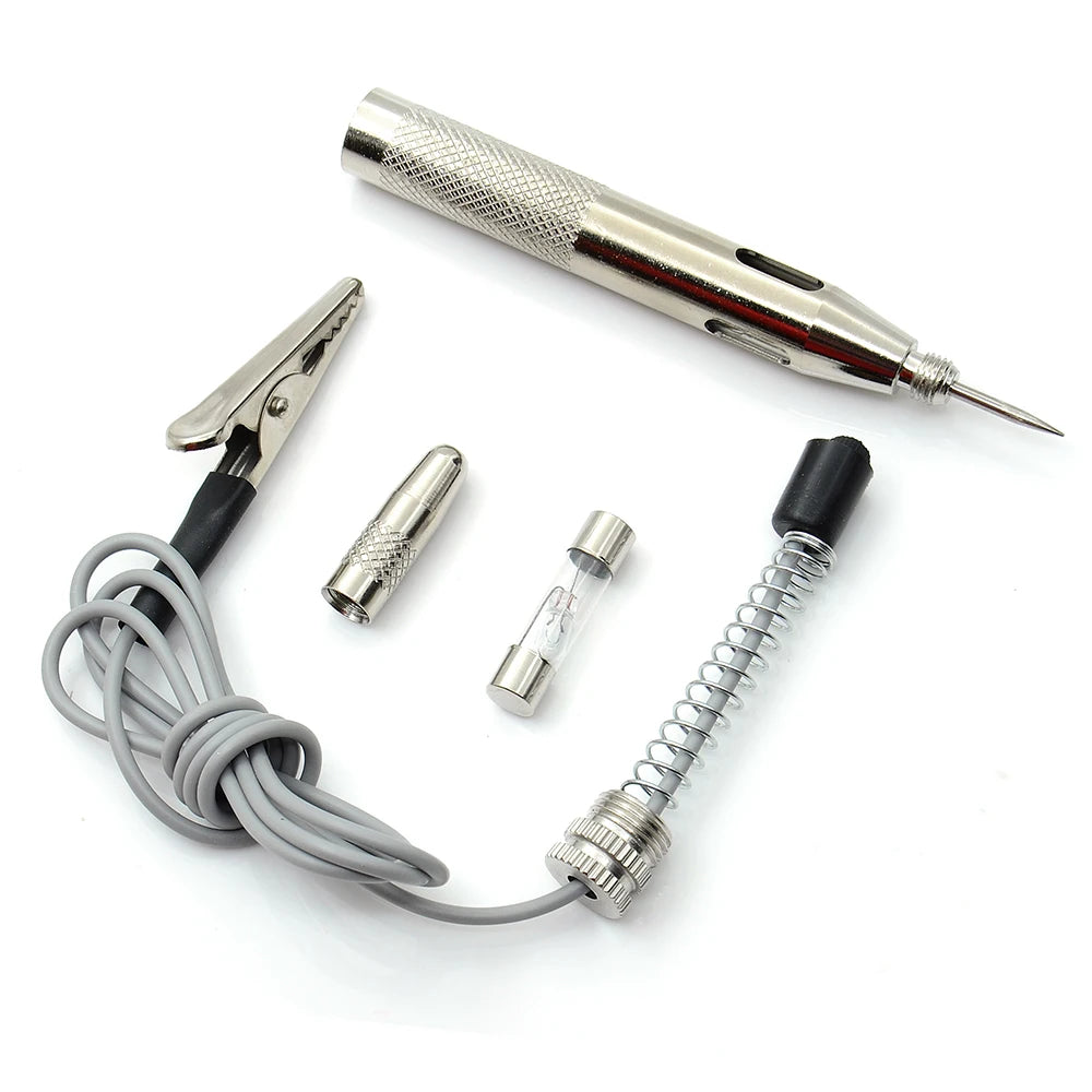 DC 6V/12V/24V Car Circuit Tester Pen – Auto Voltage Test Probe for Car, Truck & Motorcycle