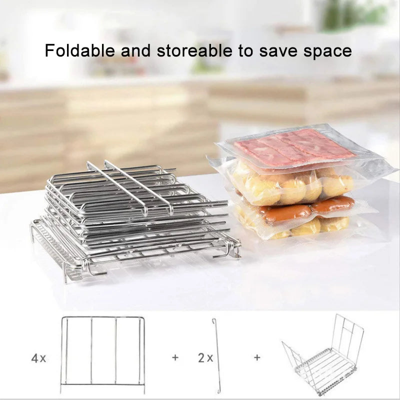 Sous Vide Stainless Steel Rack & Vacuum Pouch Separator