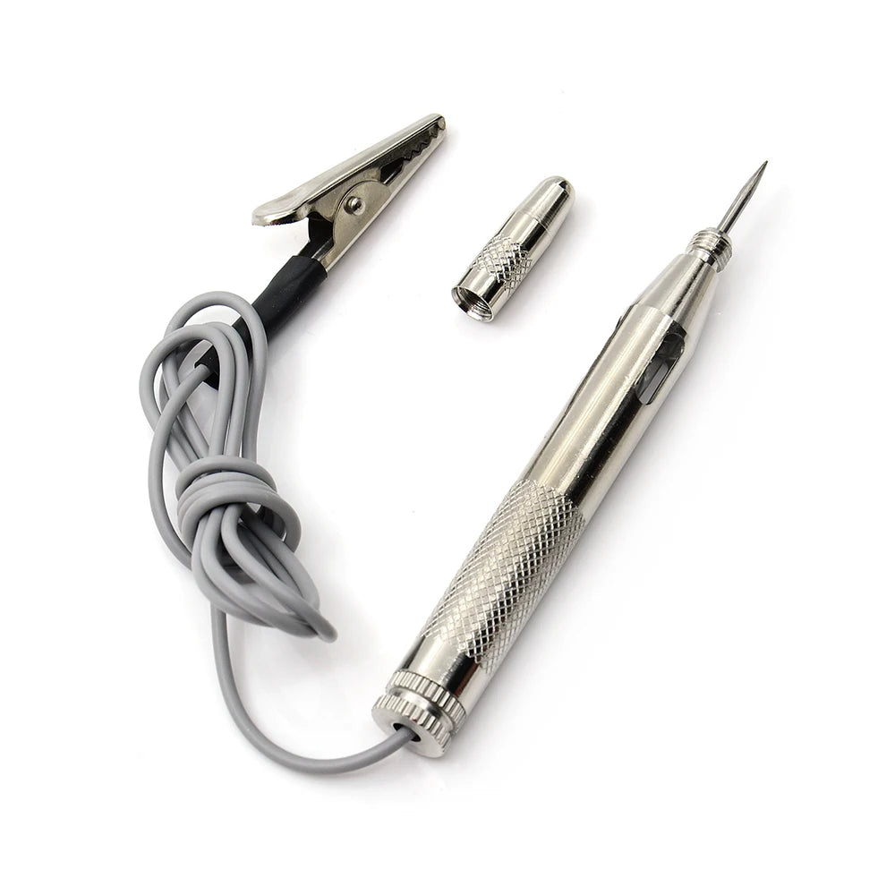 DC 6V/12V/24V Car Circuit Tester Pen – Auto Voltage Test Probe for Car, Truck & Motorcycle