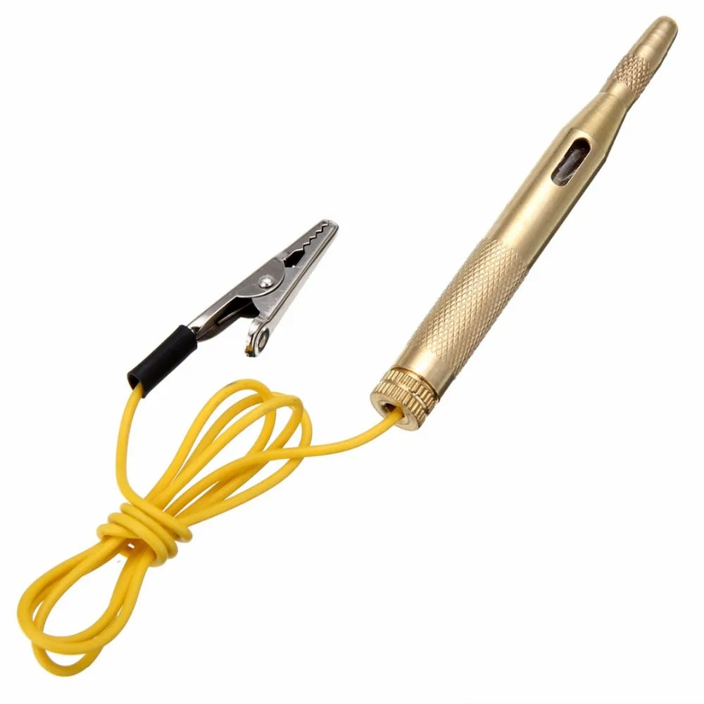 DC 6V/12V/24V Car Circuit Tester Pen – Auto Voltage Test Probe for Car, Truck & Motorcycle