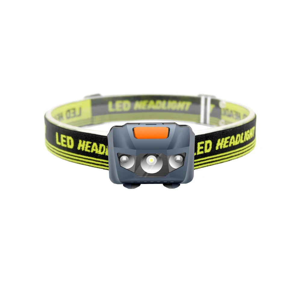 Mini LED Headlamp – 600 Lumens, 4 Modes, Waterproof Outdoor Head Torch