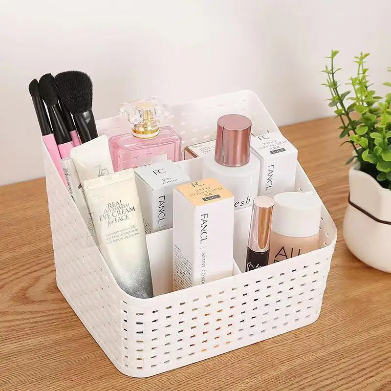 Makeup Organiser Box – Desk Cosmetic, Lipstick & Jewellery Storage Case