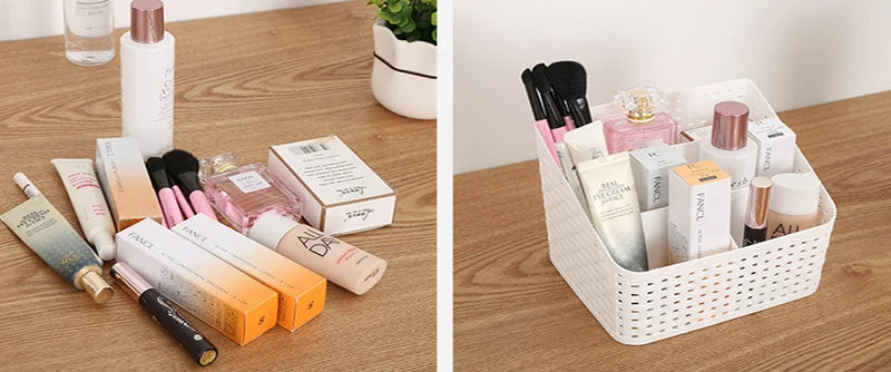 Makeup Organiser Box – Desk Cosmetic, Lipstick & Jewellery Storage Case