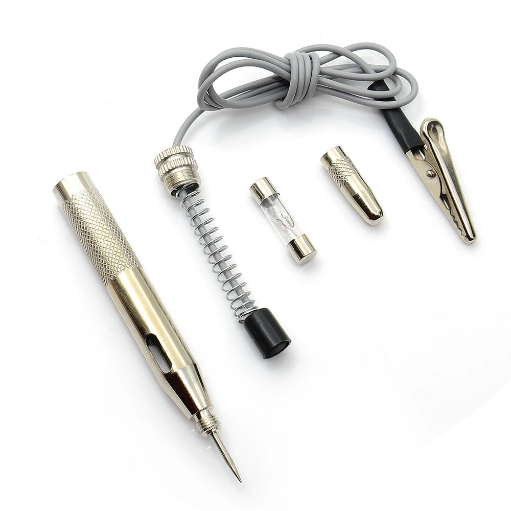 DC 6V/12V/24V Car Circuit Tester Pen – Auto Voltage Test Probe for Car, Truck & Motorcycle