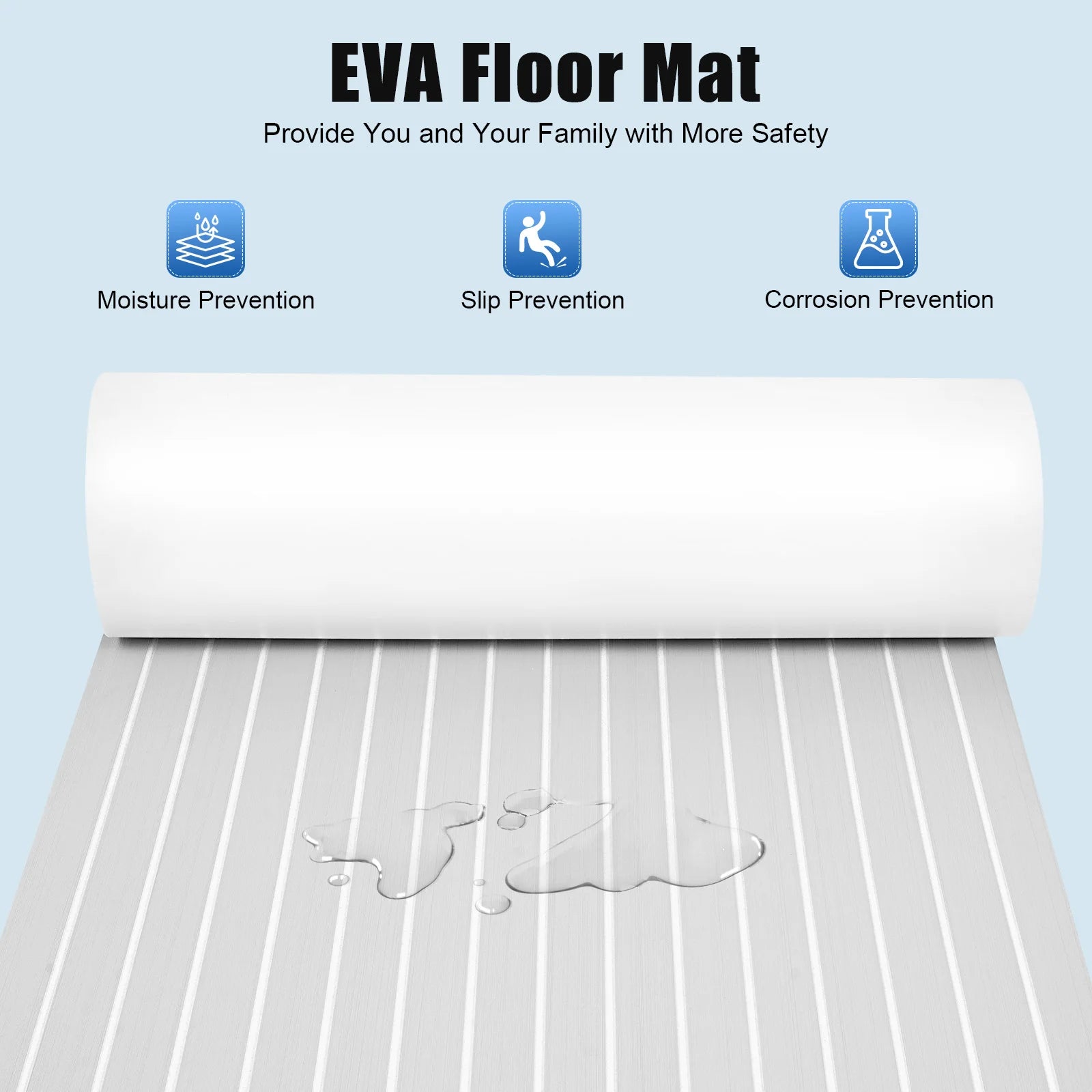 Waterproof EVA Foam Floor Mat (90x240cm)