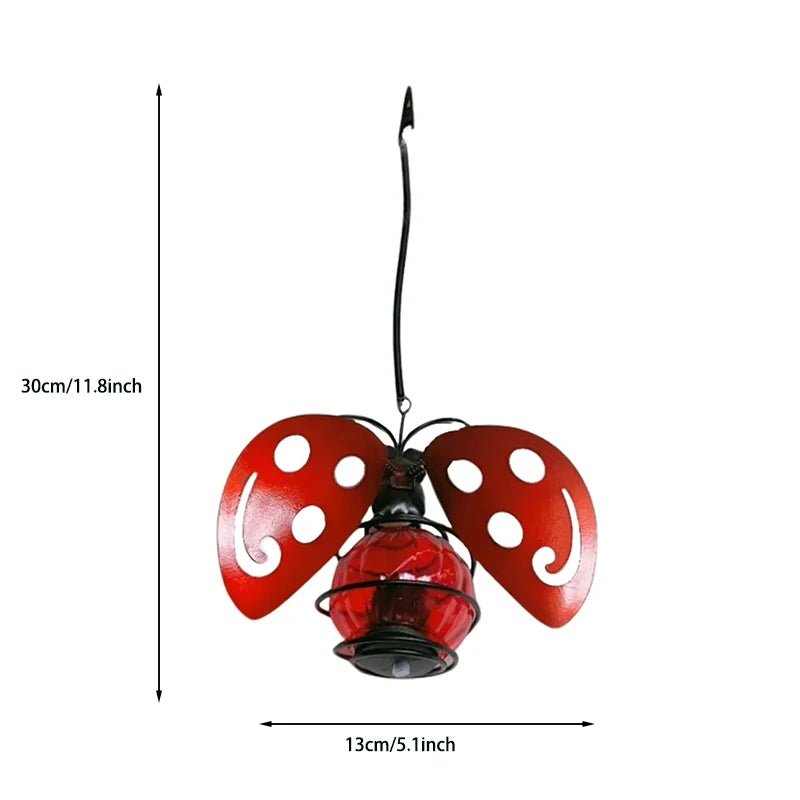 Solar Outdoor Hanging Lantern – Animal & Insect Garden Decor Solar Light