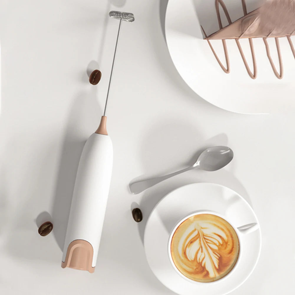 Electric Milk Frother & Drink Mixer – Cappuccino & Latte Maker