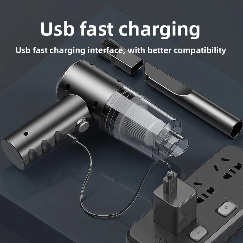 Portable Wireless Handheld Vacuum – Car & Home
