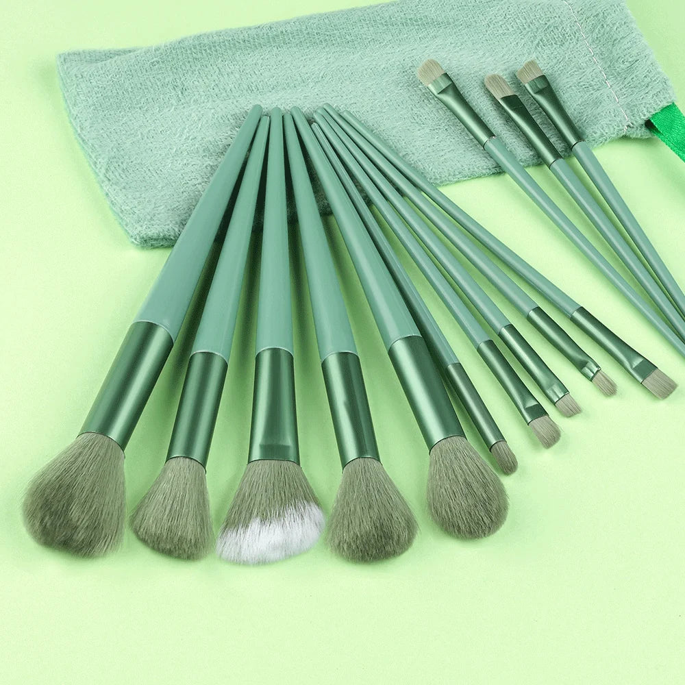 10/14pc Makeup Brush Set – Super Soft Eyeshadow & Foundation Brushes