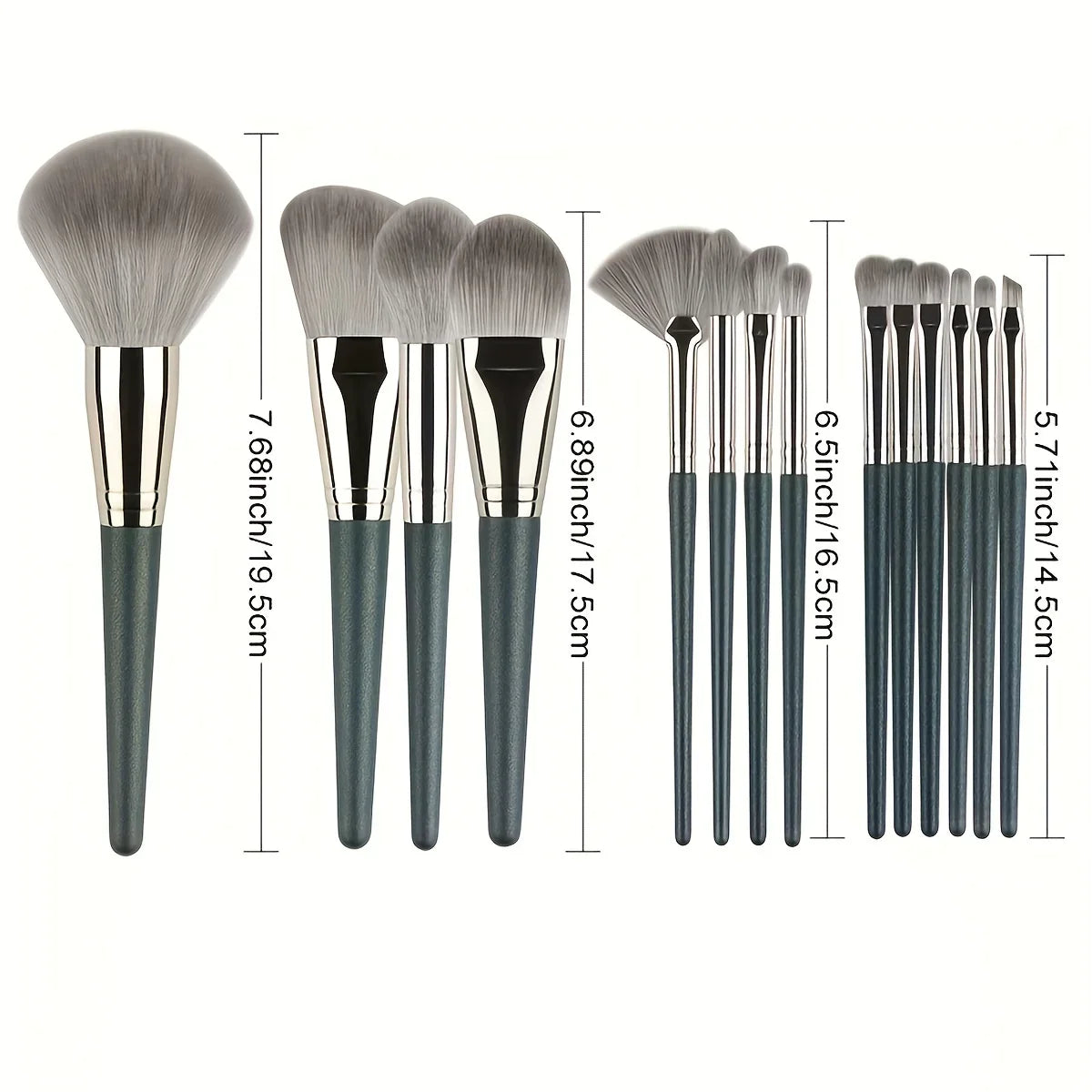 14pc Makeup Brush Set – Soft Fluffy Eyeshadow, Concealer & Blush Brushes