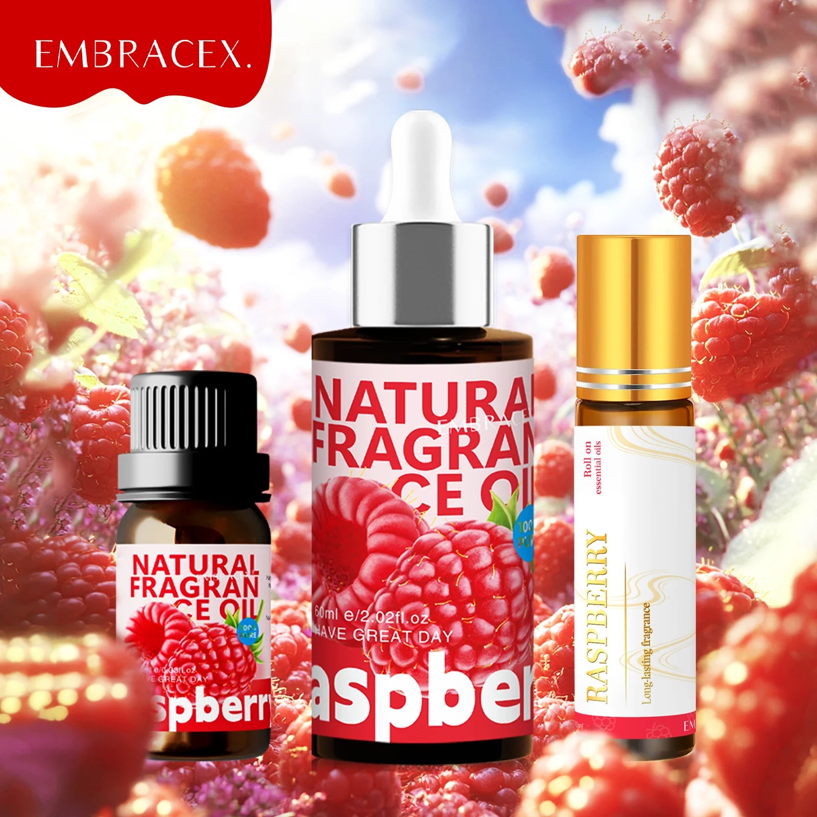 Raspberry Essential Oil Roller – Perfume & Massage Oil