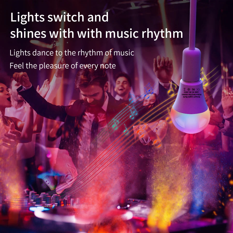 Tuya Smart WiFi LED Bulb E27 10W–20W – Alexa & Google Assistant Voice Control