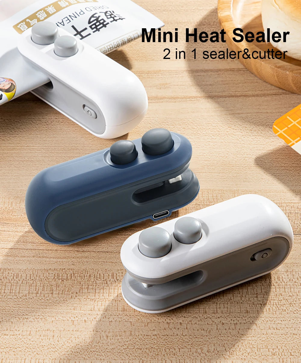 Mini Handheld Heat Bag Sealer – Portable Plastic Bag Sealing Machine