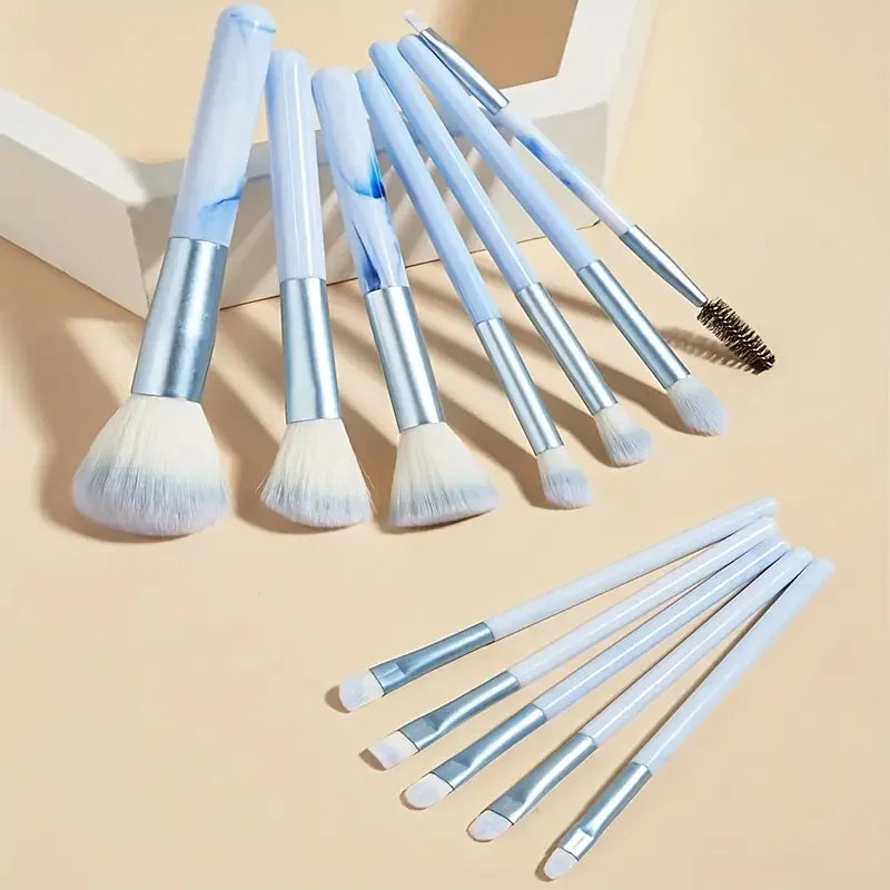 10/14pc Makeup Brush Set – Super Soft Eyeshadow & Foundation Brushes