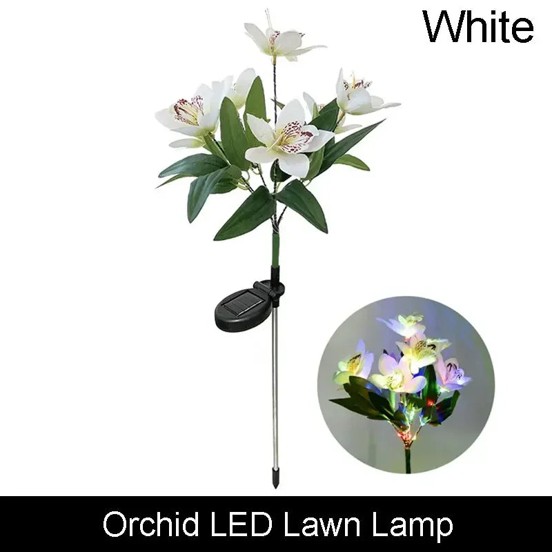 Solar Butterfly & Sunflower LED Garden Lawn Lamp – Colourful Landscape Light