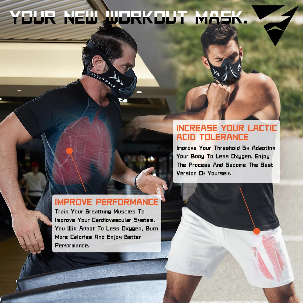 Running Elevation Training Mask - Boost Endurance & Cardio
