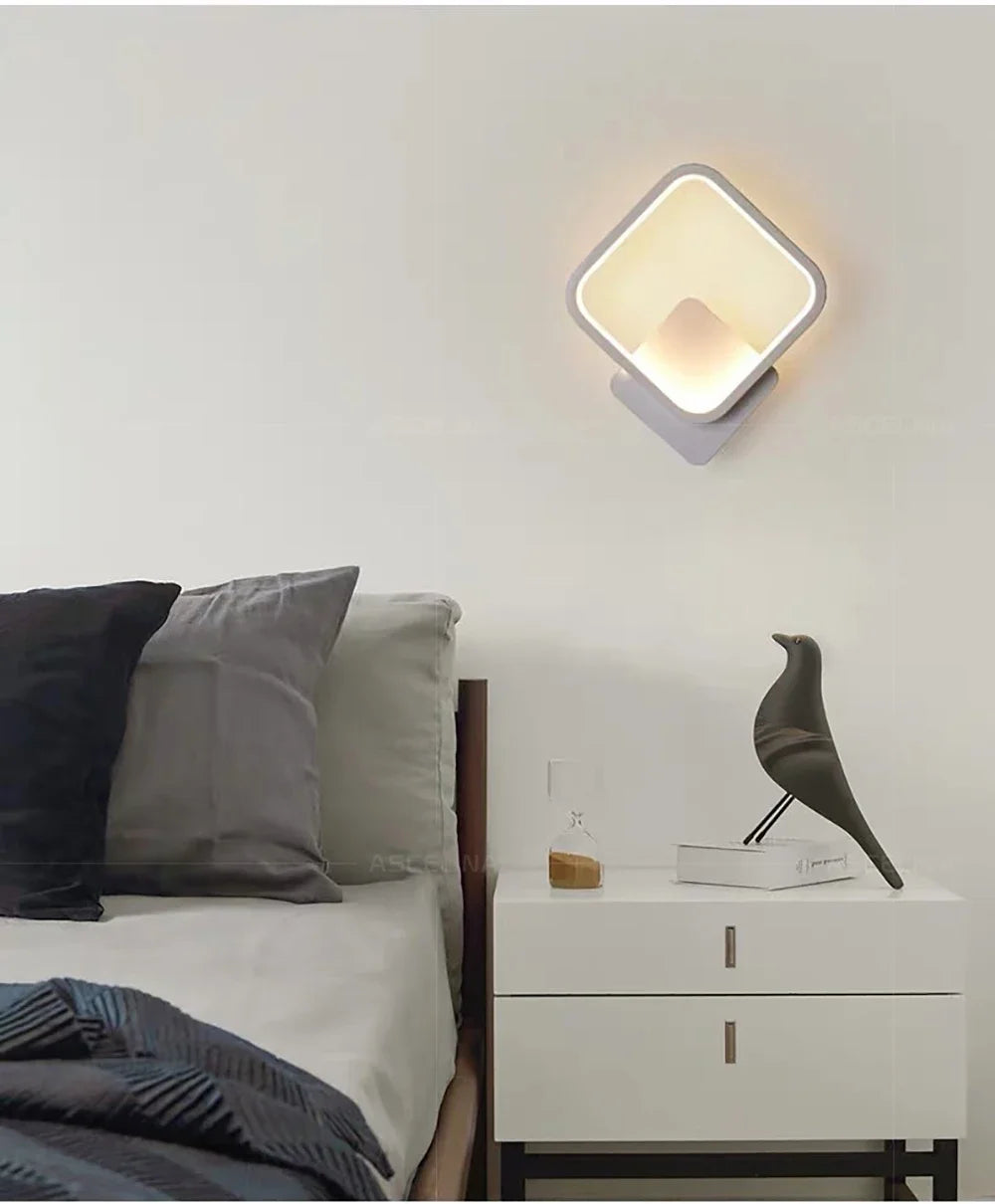 Modern Minimalist LED Wall Sconce – Indoor Living Room, Bedroom & Corridor Light