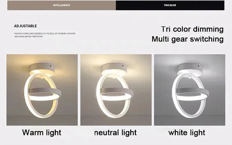 LED Strip Aisle Ceiling Light – Modern Minimalist Corridor, Balcony & Staircase Lamp