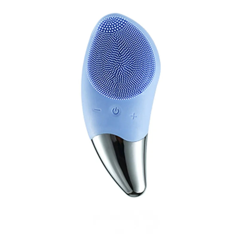 Ultrasonic Silicone Face Cleansing Massager