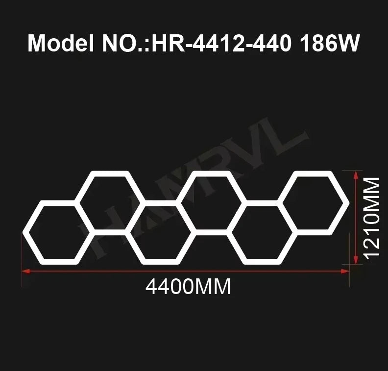 Hexagon LED Ceiling Light