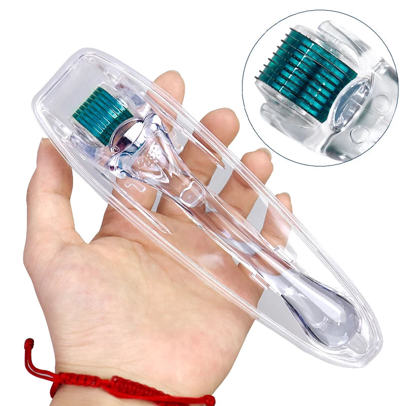 540-Needle Derma Roller – Face, Body, Hair & Beard Growth (0.2–0.3mm)