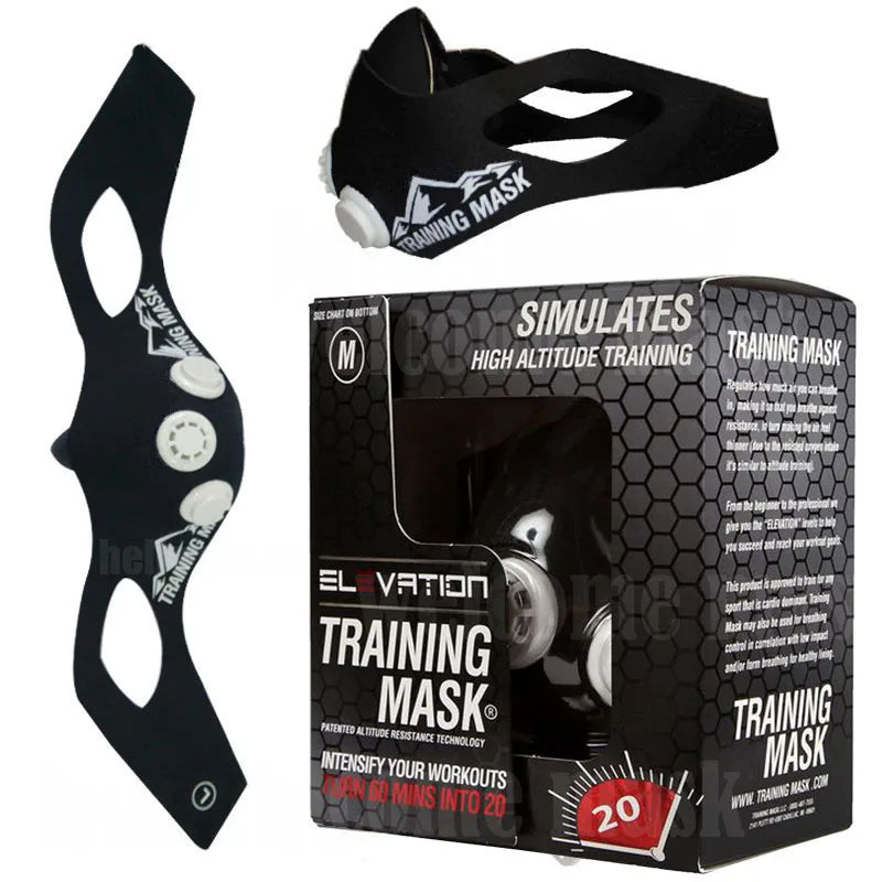 Training Mask 2.0 - Elevation Sports Mask for Running, Gym & Cycling