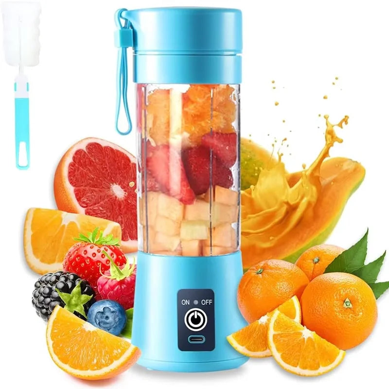 Portable USB Rechargeable Blender – 380ml Smoothie Maker