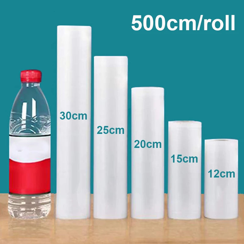 Vacuum Packaging Bags Roll – Food Vacuum Sealer Bags (500cm)