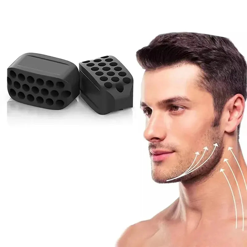 Silicone Jaw Exerciser & Facial Toner – Double Chin Reducer (2pk)