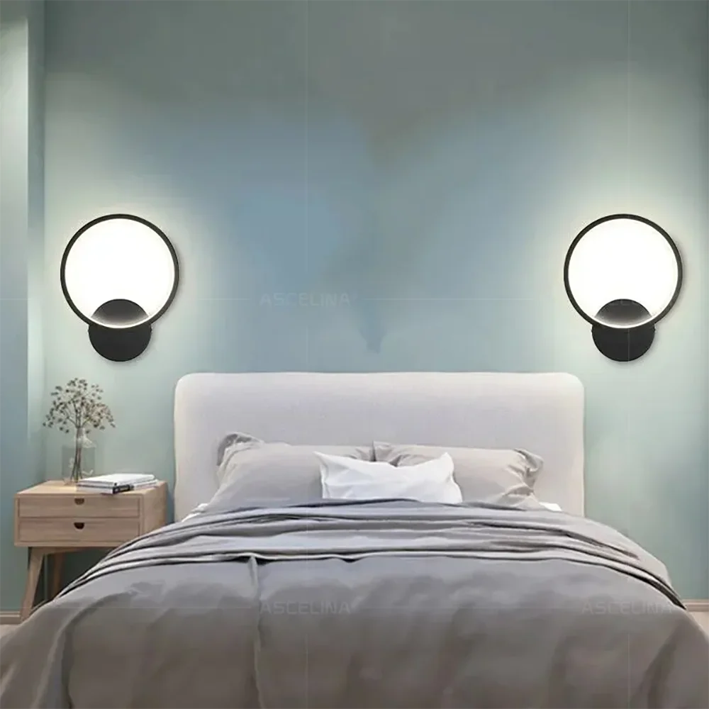 Modern Minimalist LED Wall Sconce – Indoor Living Room, Bedroom & Corridor Light