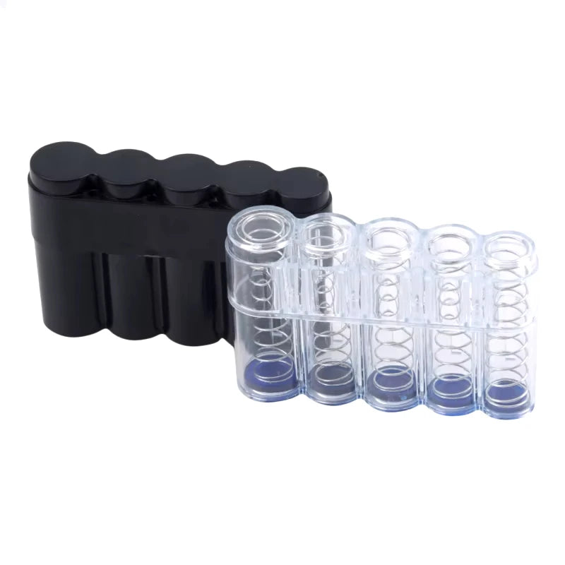 Spring Coin Dispenser & Purse Storage Box – Portable Money Holder Wallet