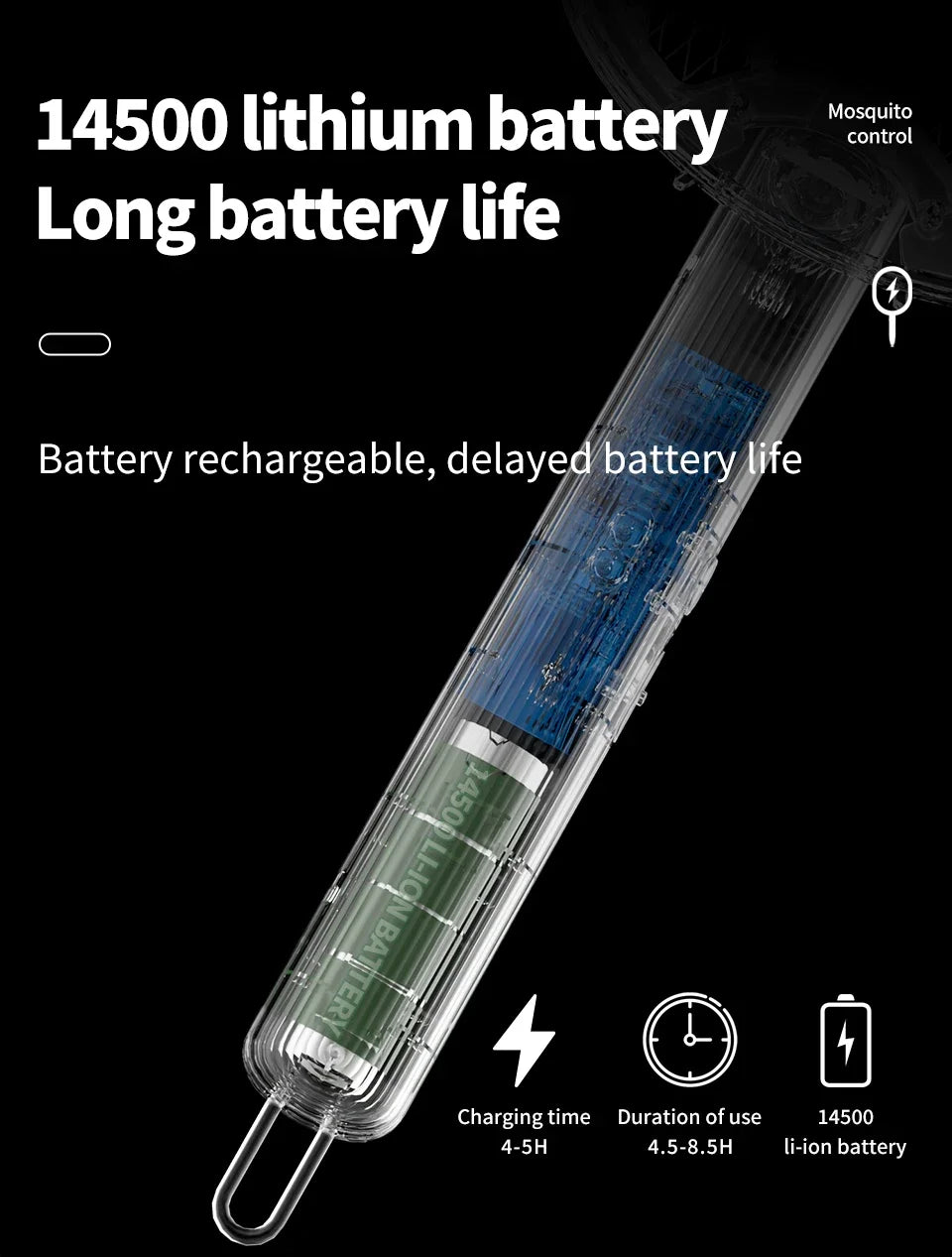 Foldable Electric Mosquito Killer Racket – USB Rechargeable UV Bug Zapper