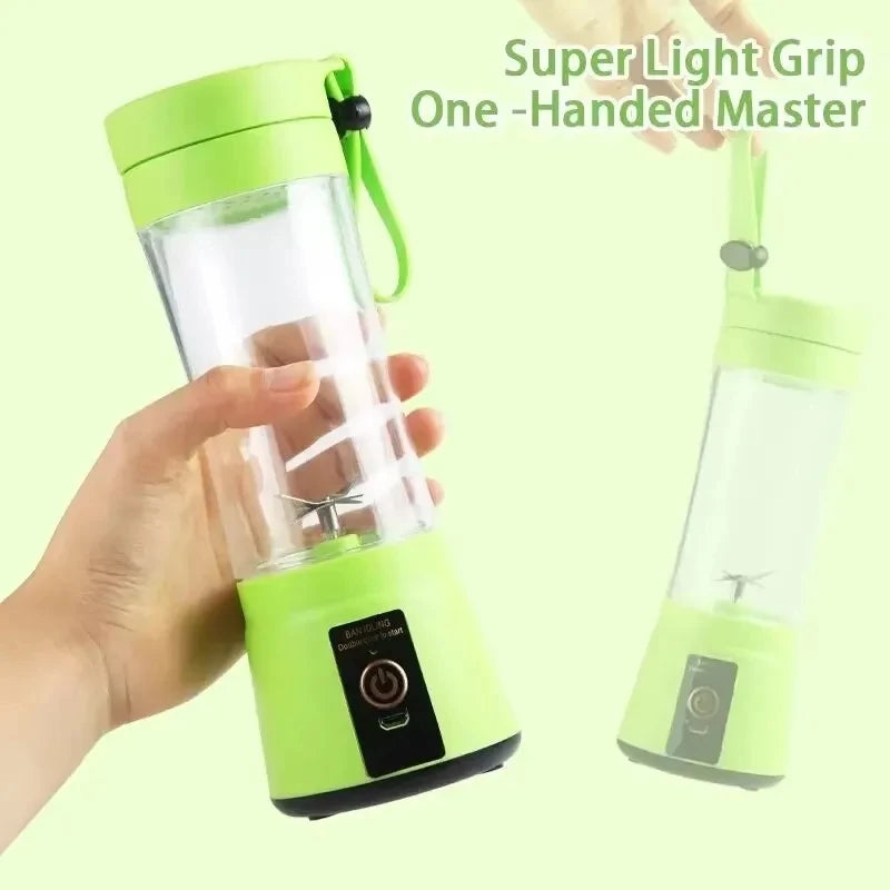 Portable USB Rechargeable Blender – 380ml Smoothie Maker