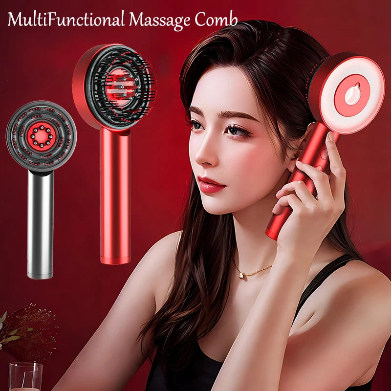 Electric Scalp Massaging Comb – Hair Growth & Relaxation