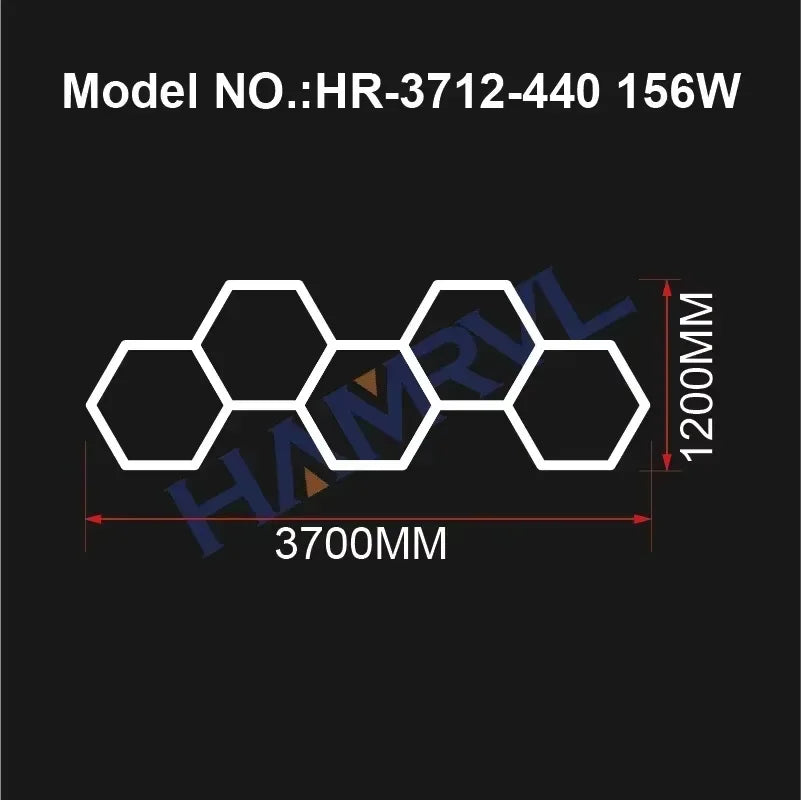 Hexagon LED Ceiling Light