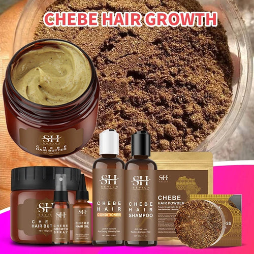 Chebe Anti-Hair Loss Set – Traction Alopecia Treatment Shampoo & Conditioner