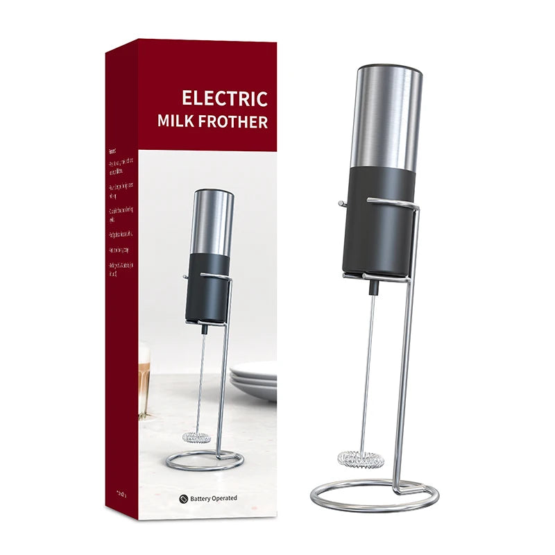 Rechargeable Handheld Milk Frother – Foam Maker for Lattes & Coffee