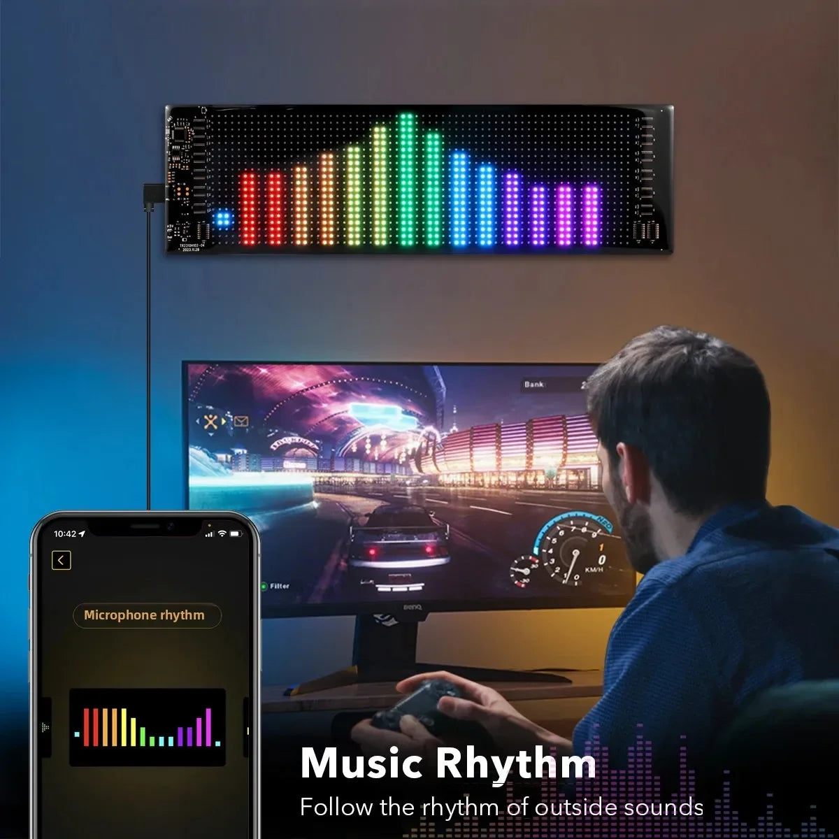 Smart Pixel LED Display Panel – Programmable Advertising Sign with APP Control