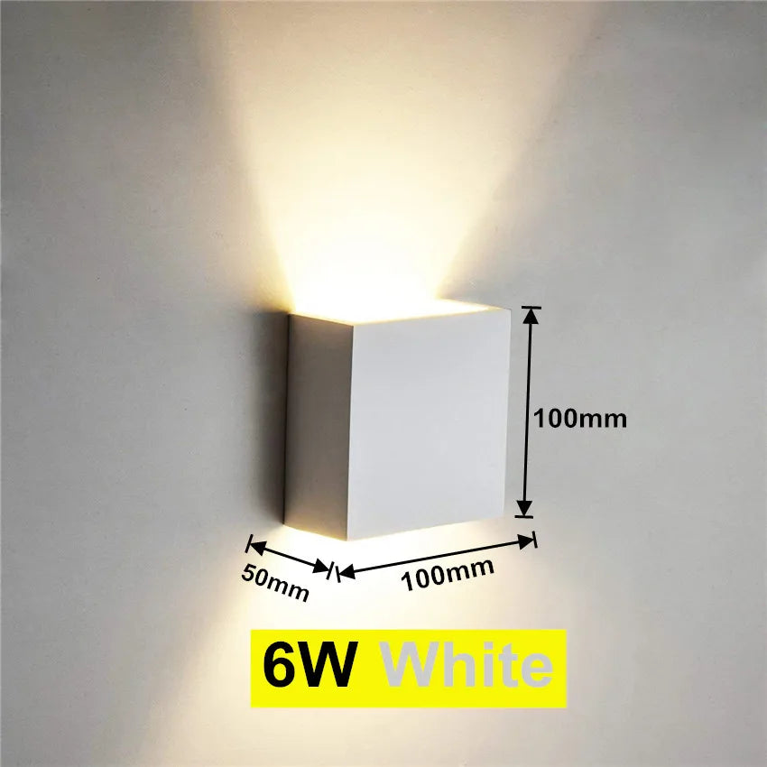 LED Outdoor Wall Light IP65 Waterproof – Porch, Garden & Indoor Bedroom Lamp