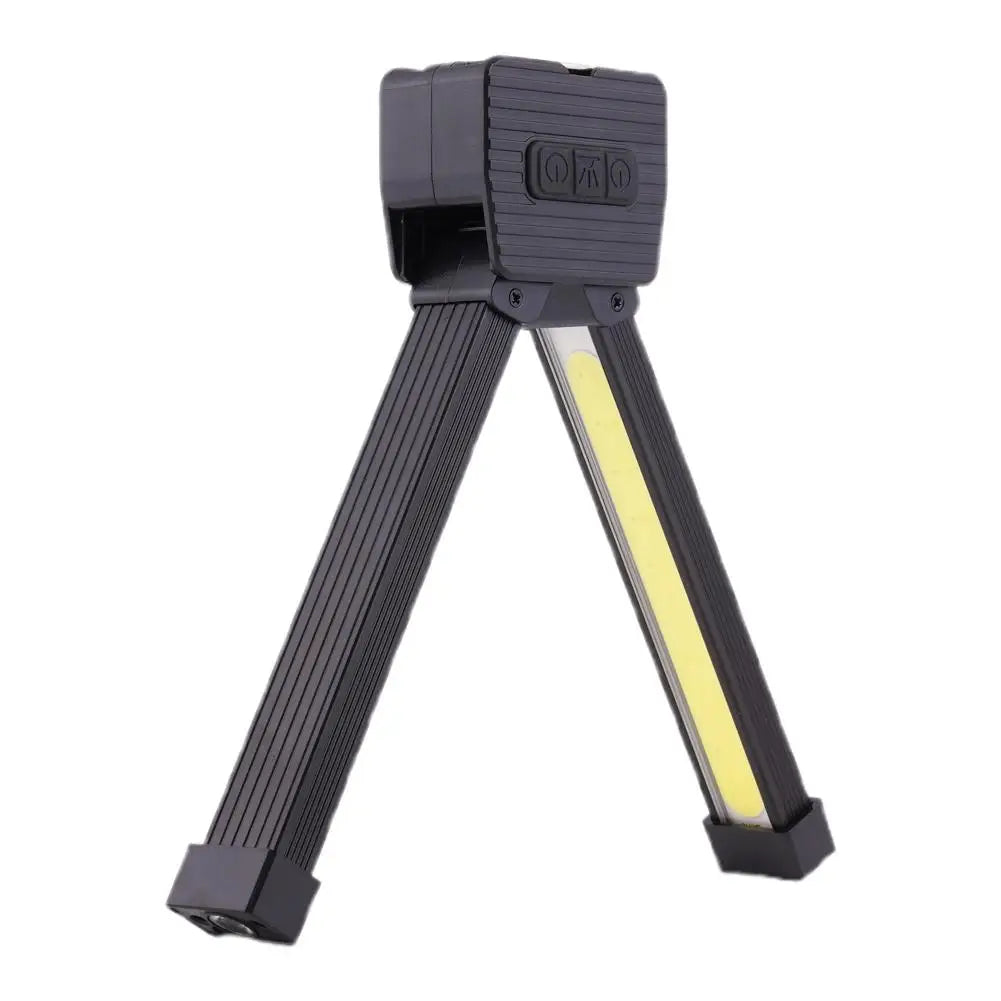 Portable Magnetic LED Worklight - 7 Dimming Levels, Foldable & Waterproof