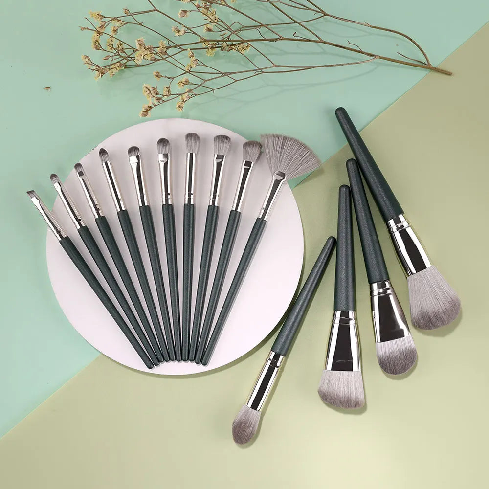 10/14pc Makeup Brush Set – Super Soft Eyeshadow & Foundation Brushes