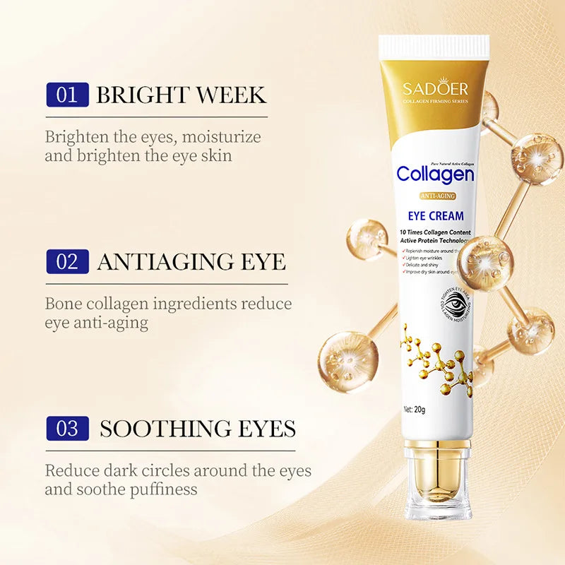 Collagen Eye Cream - Anti Dark Circles, Firming & Moisturising