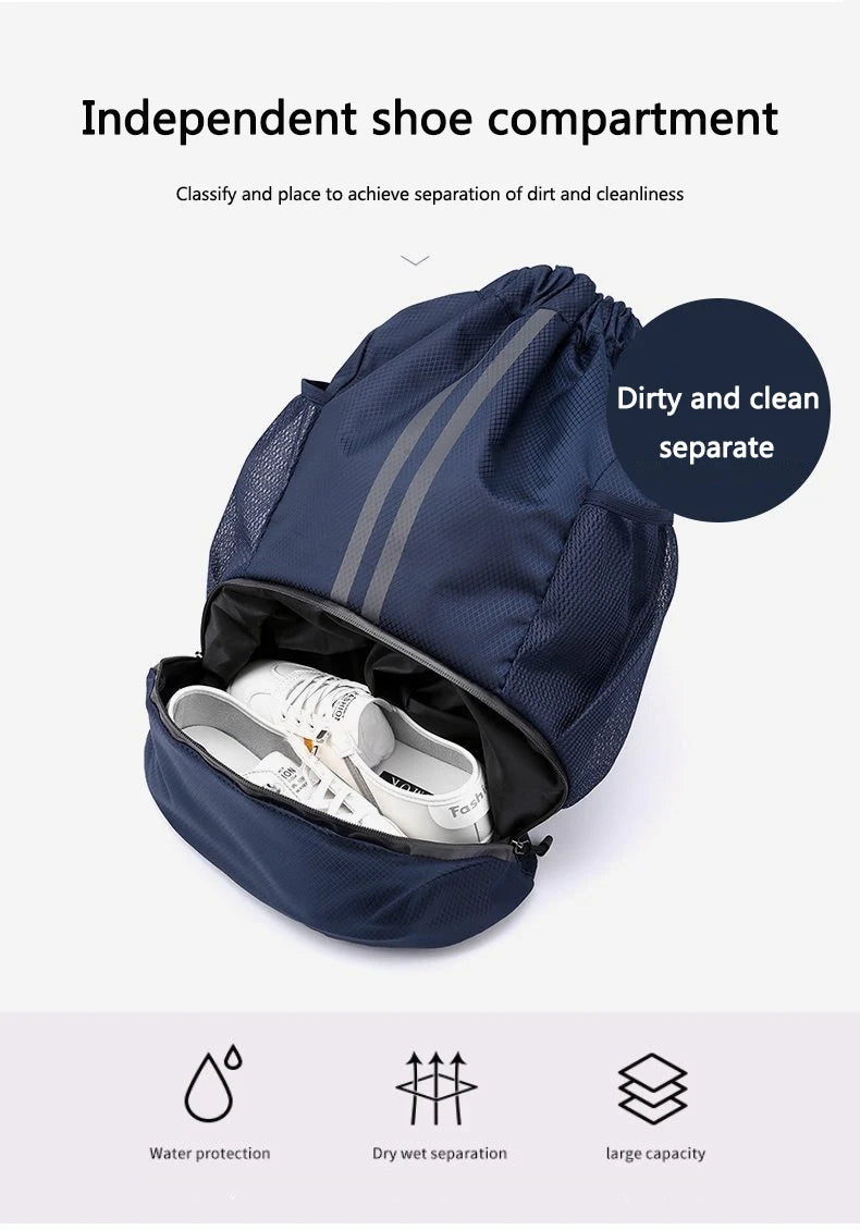 Gym & Fitness Drawstring Backpack - Men & Women