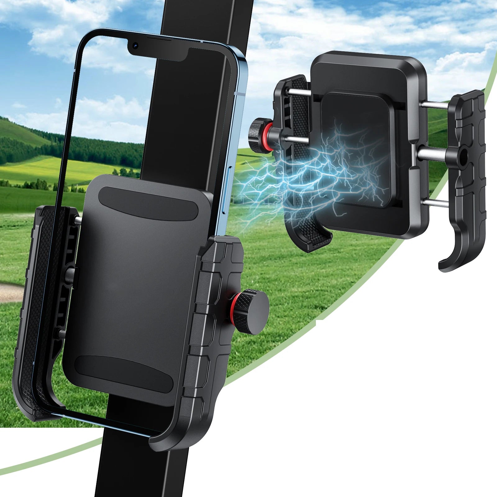Magnetic Golf Cart Phone Holder – Universal Fit