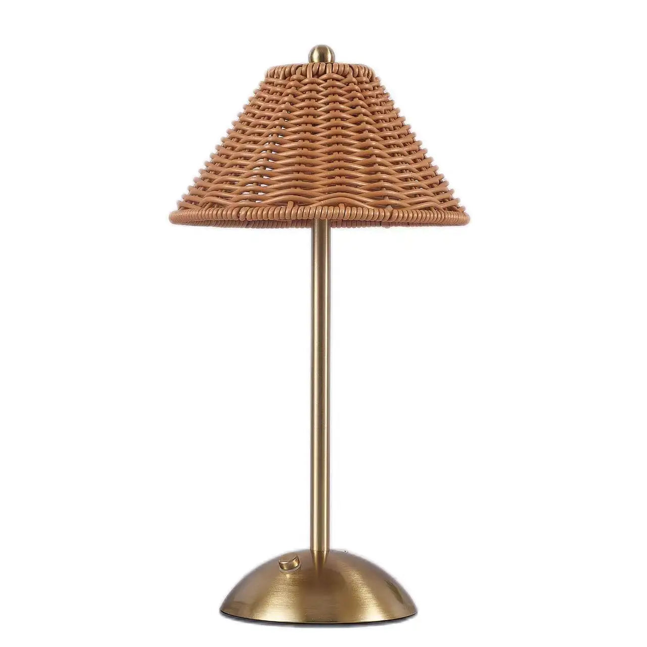 LED Rattan Rechargeable Retro Desk Lamp – Southeast Asian Style Atmosphere Light