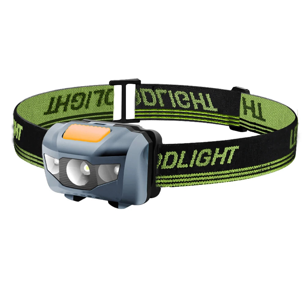 Mini LED Headlamp – 600 Lumens, 4 Modes, Waterproof Outdoor Head Torch